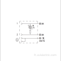 Formulaire de fiche de soupape 8 mm avec câble